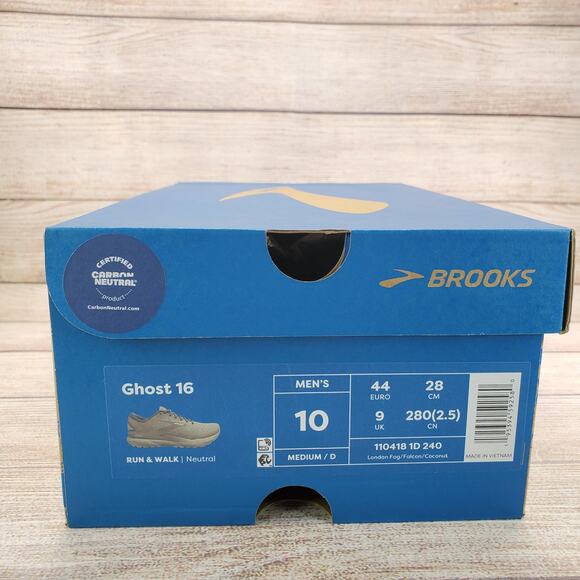 Brooks Ghost 16 Men's Size 10 - Picture 9 of 9